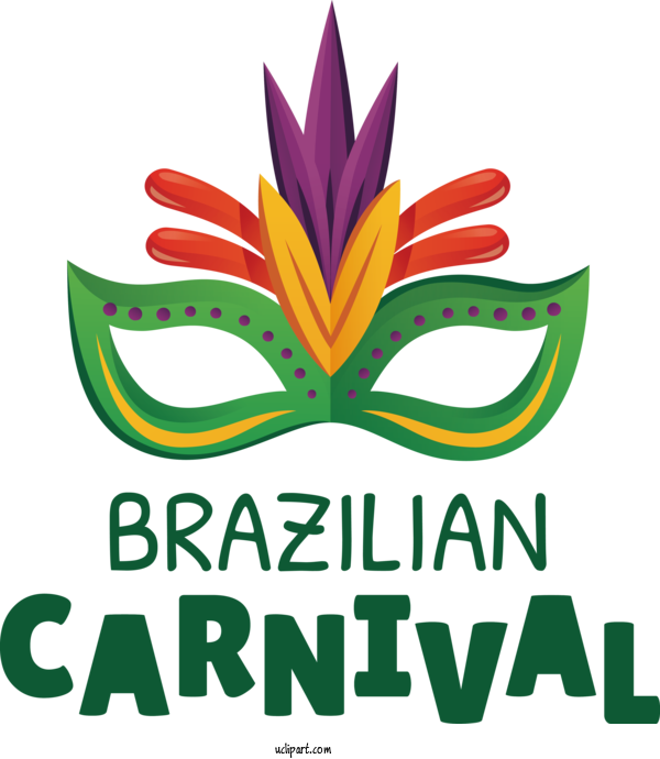 Free Holidays Leaf Logo Design For Brazilian Carnival Clipart Transparent Background
