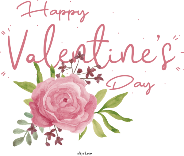 Free Holidays Floral Design Garden Roses Valentine's Day For Valentines Day Clipart Transparent Background