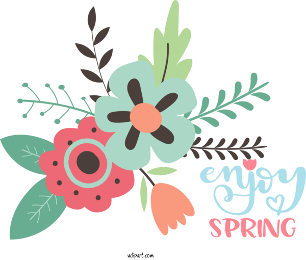 Free Nature Royalty Free Drawing Flower For Spring Clipart Transparent Background