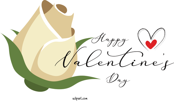 Free Holidays Flower Logo Cartoon For Valentines Day Clipart Transparent Background