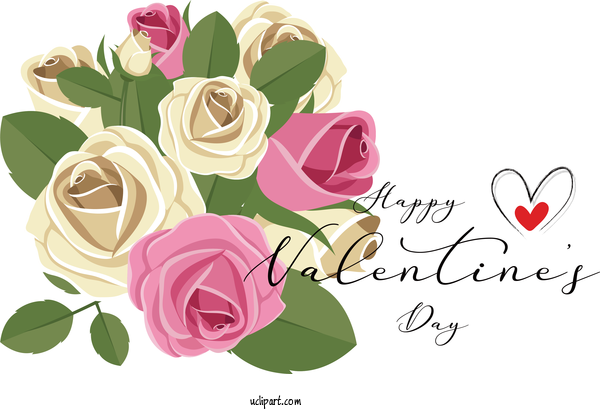 Free Holidays Flower Flower Bouquet Rose For Valentines Day Clipart Transparent Background