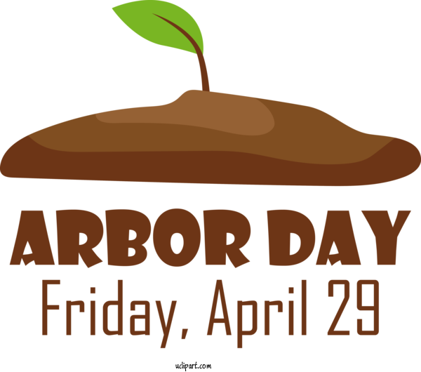 Free Holidays Logo Design Tree For Arbor Day Clipart Transparent Background