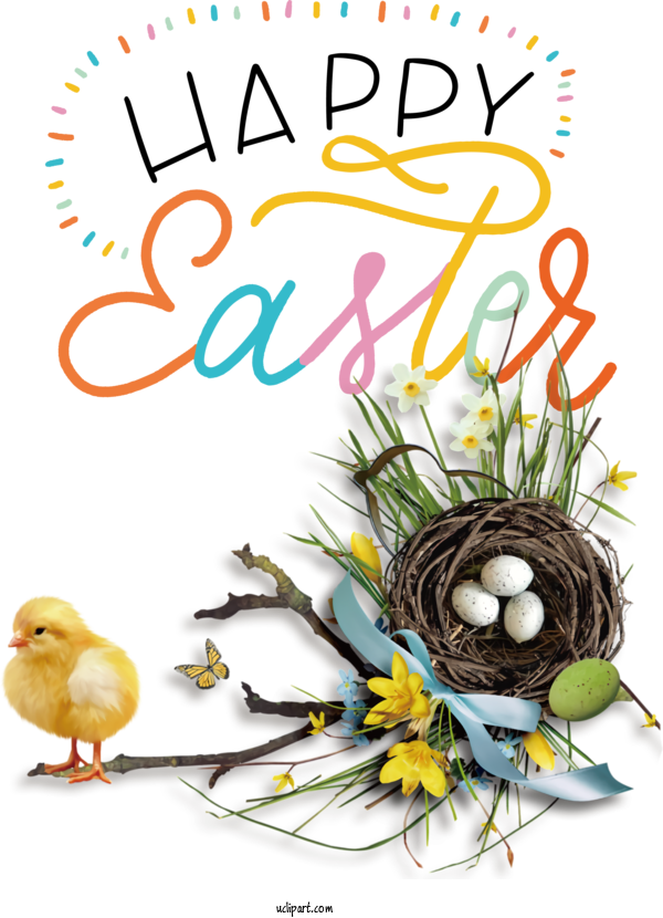 Free Holidays Birds Ducks Bird Nest For Easter Clipart Transparent Background