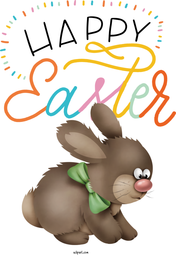 Free Holidays Hares Easter Bunny Snout For Easter Clipart Transparent Background