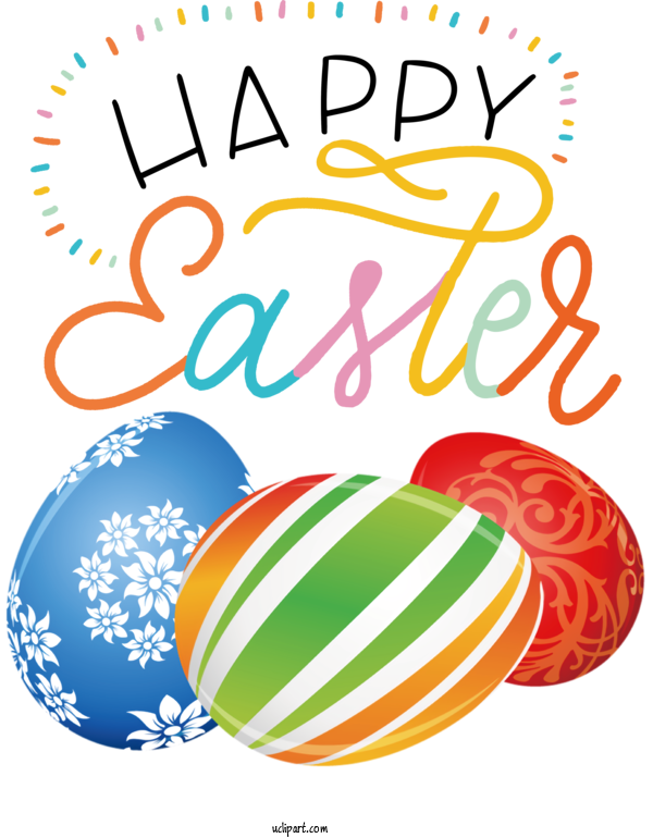 Free Holidays Easter Egg Design Line For Easter Clipart Transparent Background