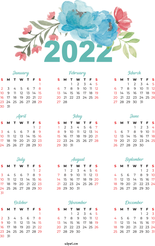 Free Life Calendar Happy New Year Drawing Islamic Calendar For Yearly Calendar Clipart Transparent Background