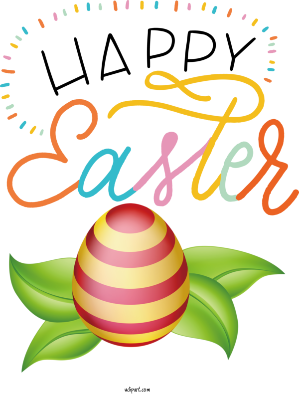 Free Holidays Design Line Easter Egg For Easter Clipart Transparent Background