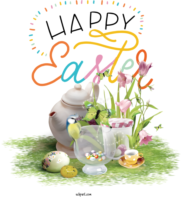 Free Holidays Easter Bunny Drawing Easter Basket For Easter Clipart Transparent Background