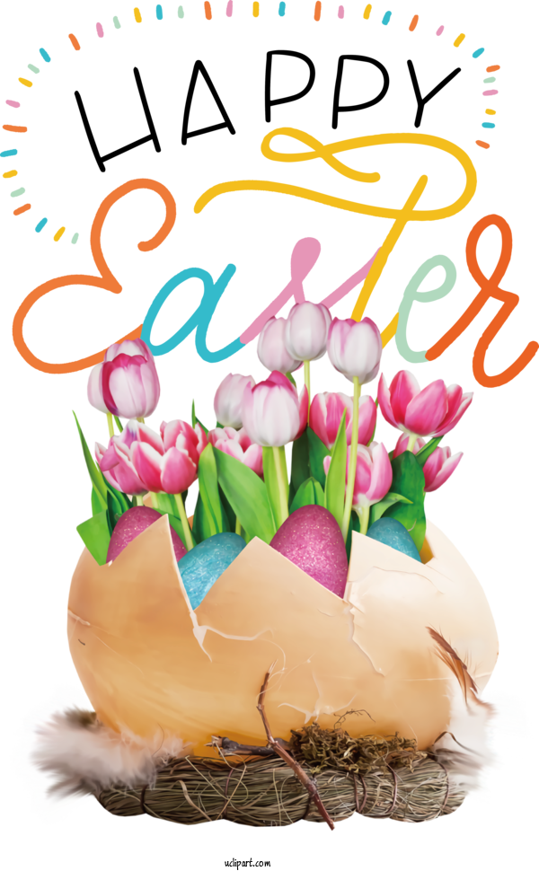 Free Holidays Chocolate Cake Icing Cupcake For Easter Clipart Transparent Background