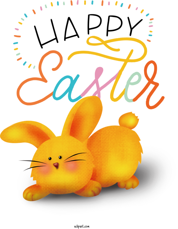 Free Holidays Easter Bunny Rabbit Flower For Easter Clipart Transparent Background