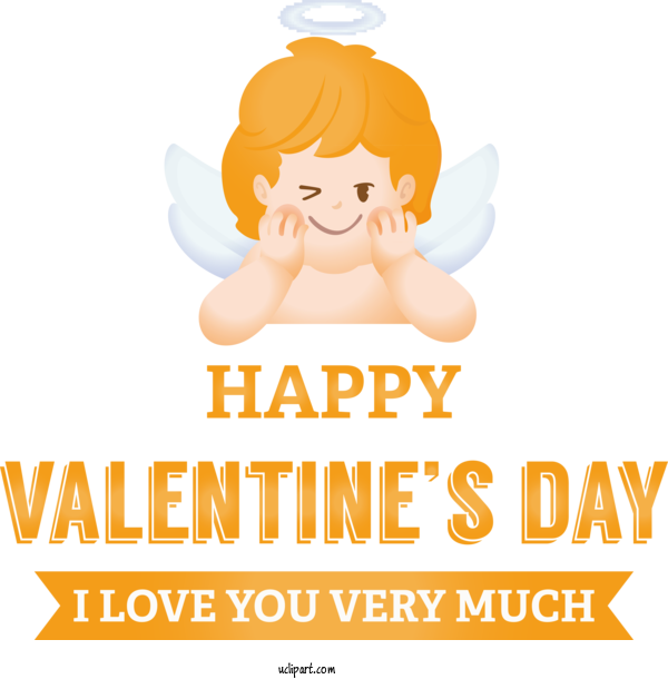 Free Holidays Human Cartoon Logo For Valentines Day Clipart Transparent Background