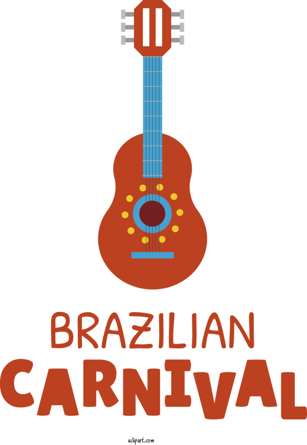 Free Holidays Guitar Accessory Guitar Logo For Brazilian Carnival Clipart Transparent Background