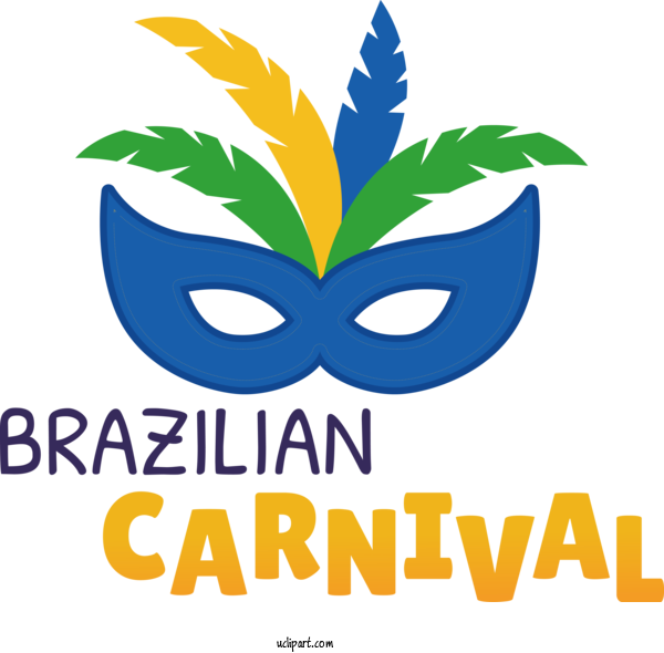 Free Holidays Logo Leaf Design For Brazilian Carnival Clipart Transparent Background