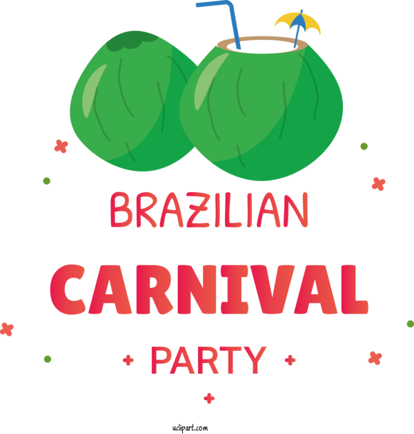 Free Holidays Logo Design Green For Brazilian Carnival Clipart Transparent Background