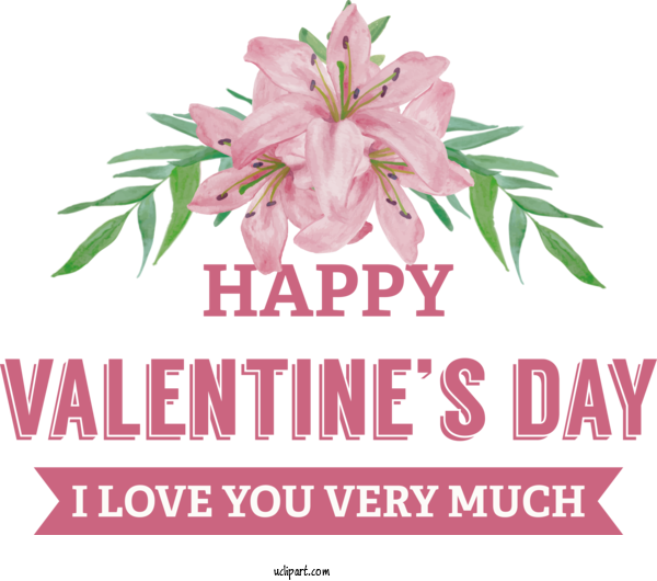 Free Holidays Floral Design Cut Flowers Flower For Valentines Day Clipart Transparent Background