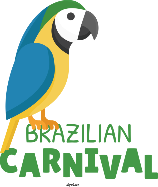 Free Holidays Parrots Macaw Beak For Brazilian Carnival Clipart Transparent Background