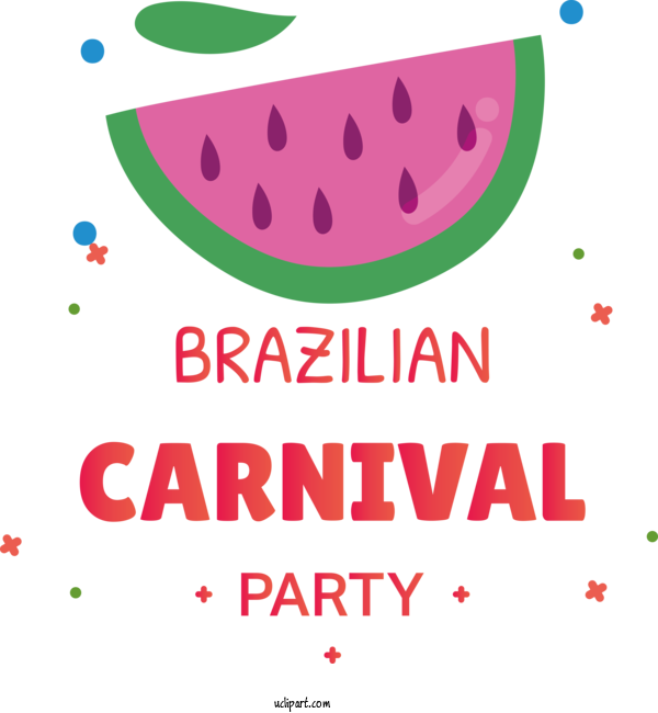 Free Holidays Logo Line Fruit For Brazilian Carnival Clipart Transparent Background