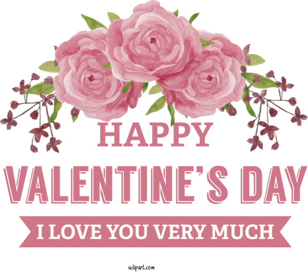 Free Holidays Bears Flower Cut Flowers For Valentines Day Clipart Transparent Background