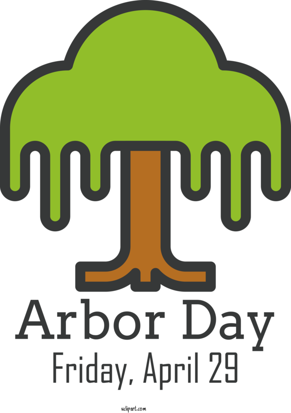 Free Holidays Logo Plant Bike Easy For Arbor Day Clipart Transparent Background