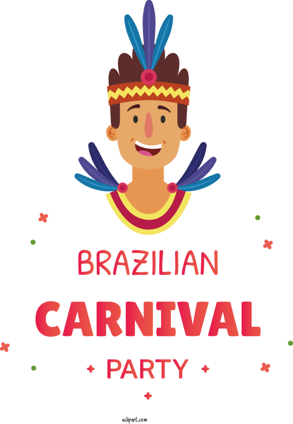 Free Holidays Drawing Icon Logo For Brazilian Carnival Clipart Transparent Background