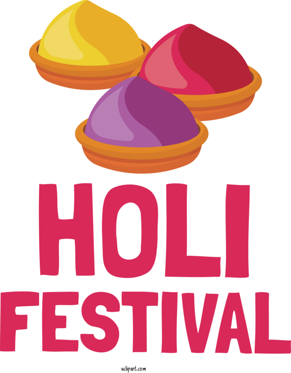 Free Holidays Design Logo North Kent College For Holi Clipart Transparent Background