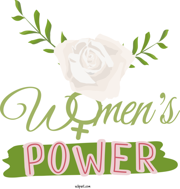 Free Holidays Floral Design Rose Flower For International Women's Day Clipart Transparent Background