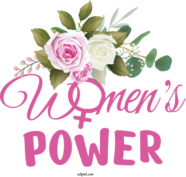 Free Holidays Floral Design Garden Roses Rose For International Women's Day Clipart Transparent Background