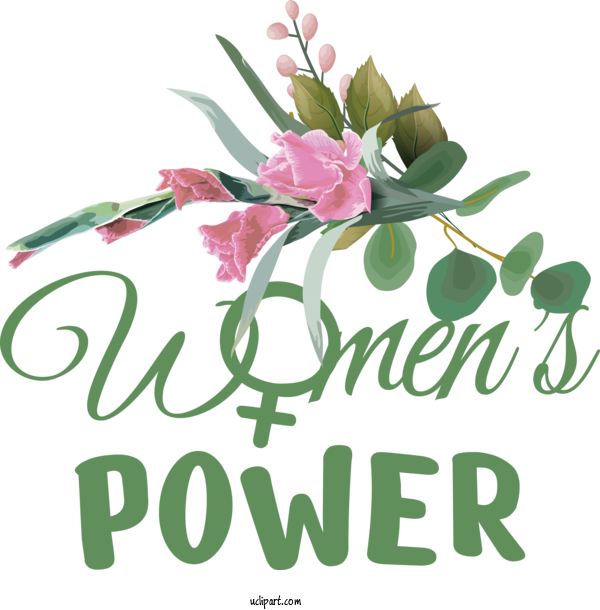 Free Holidays Floral Design Plant Stem Flower For International Women's Day Clipart Transparent Background