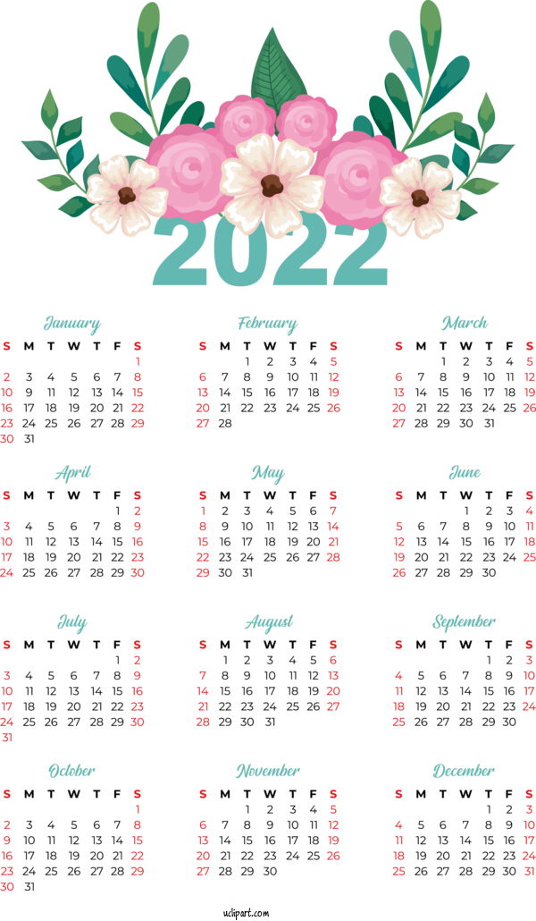 Free Life Royalty Free Design Drawing For Yearly Calendar Clipart Transparent Background