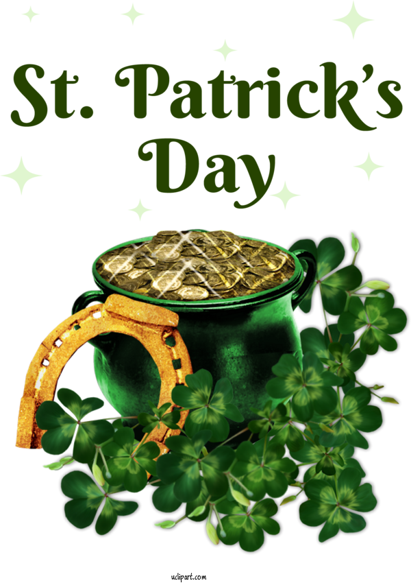 Free Holidays St. Patrick's Day Shamrock Leprechaun For Saint Patricks Day Clipart Transparent Background