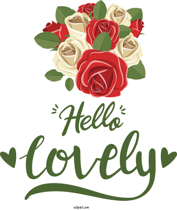 Free Holidays Floral Design Garden Roses Flower For Valentines Day Clipart Transparent Background