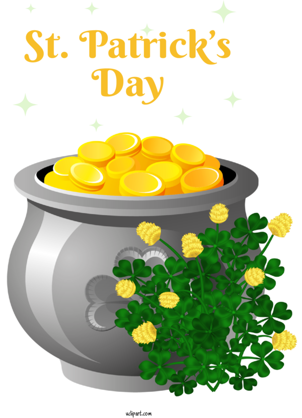Free Holidays St. Patrick's Day Gold Coin Gold For Saint Patricks Day Clipart Transparent Background