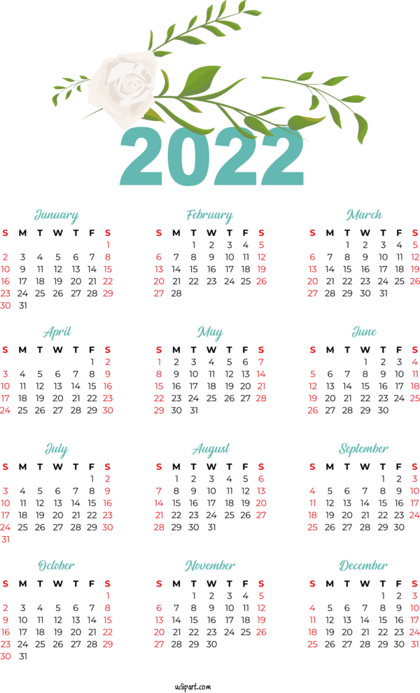 Free Life Calendar Line Design For Yearly Calendar Clipart Transparent Background