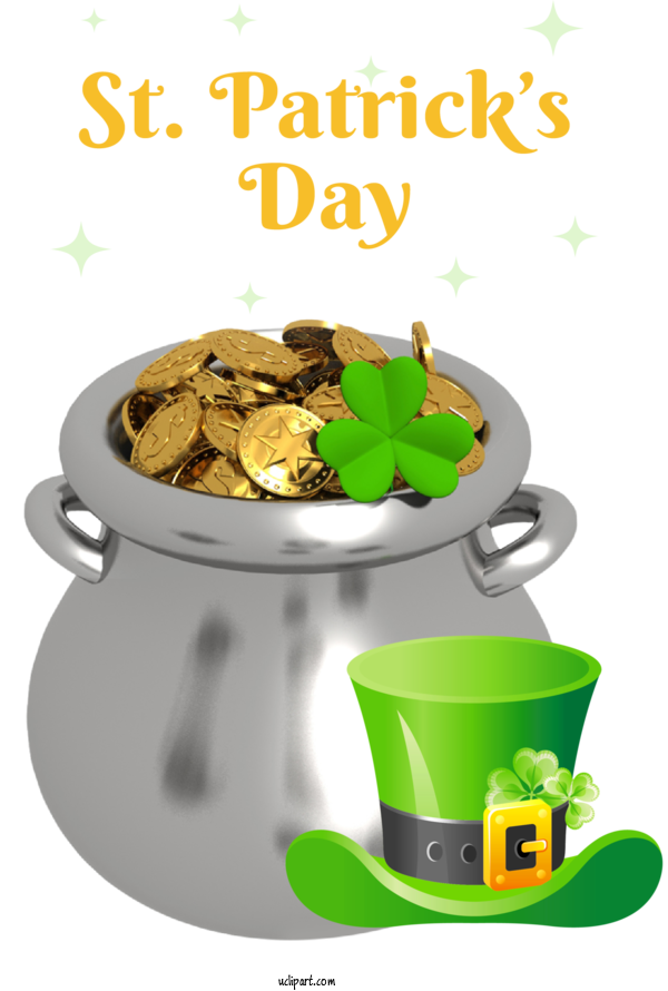 Free Holidays Gold Gold Dollar Gold Coin For Saint Patricks Day Clipart Transparent Background