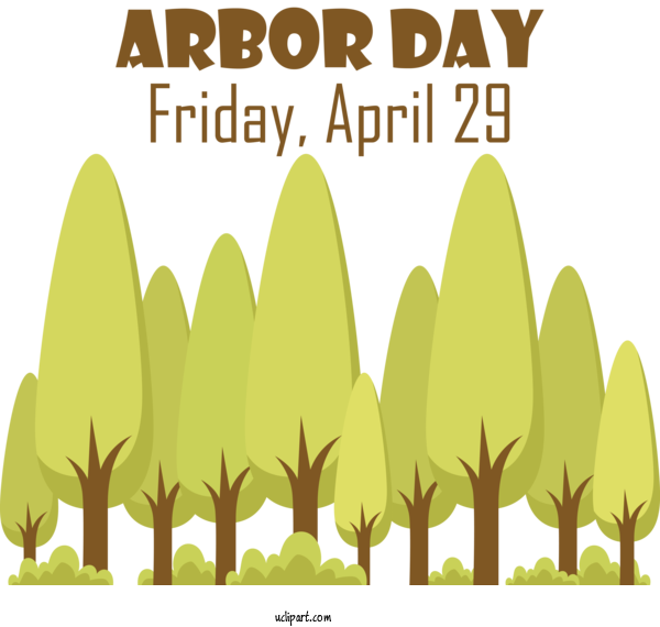Free Holidays Royalty Free Design Drawing For Arbor Day Clipart Transparent Background