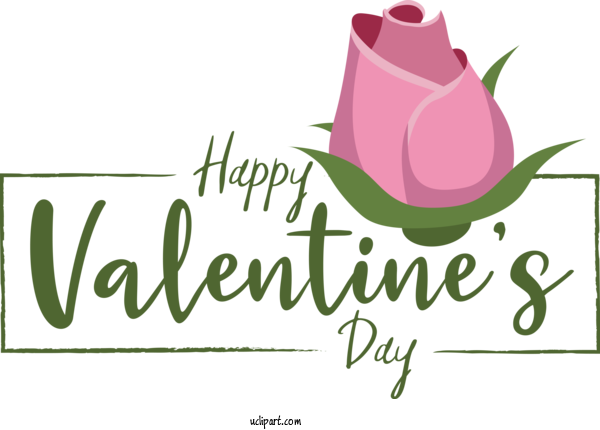 Free Holidays Floral Design Leaf Logo For Valentines Day Clipart Transparent Background