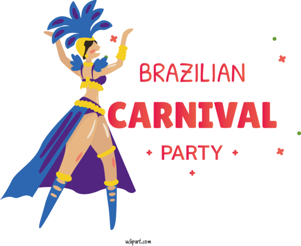 Free Holidays Drawing Design Carnival For Brazilian Carnival Clipart Transparent Background