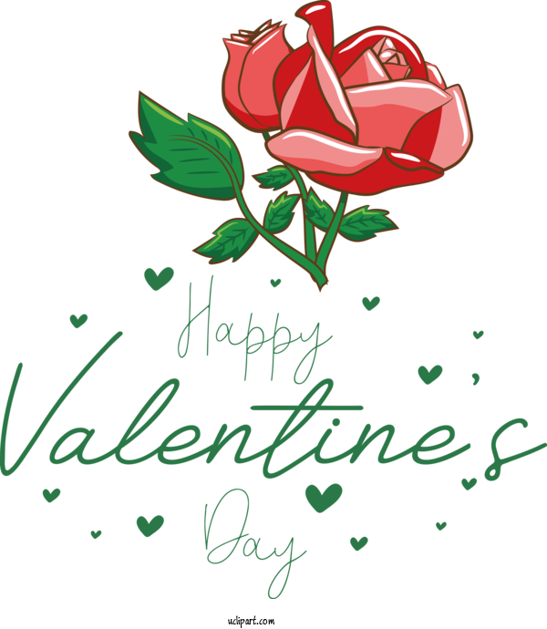 Free Holidays Garden Roses Flower Floral Design For Valentines Day Clipart Transparent Background