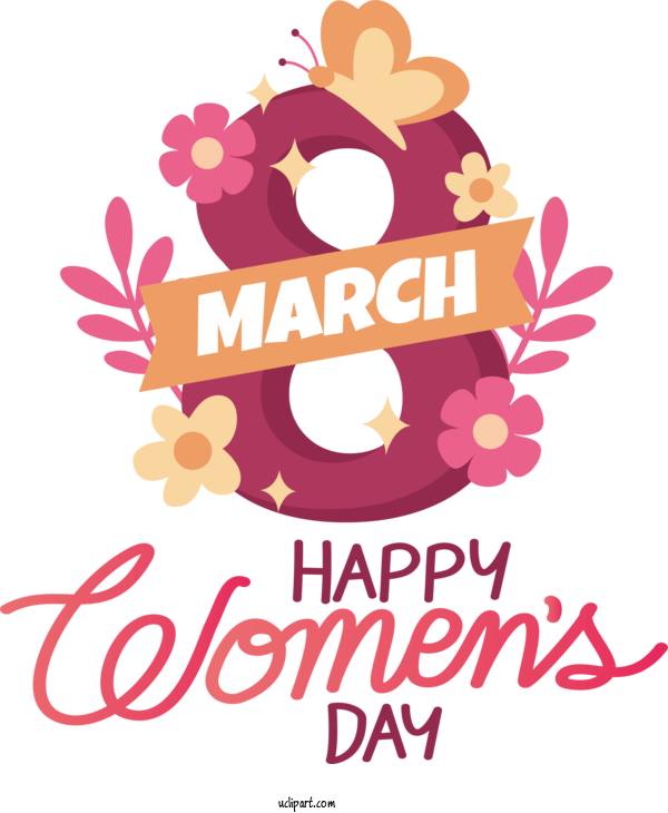 Free Holidays Outdoor Art Drawing Logo For International Women's Day Clipart Transparent Background