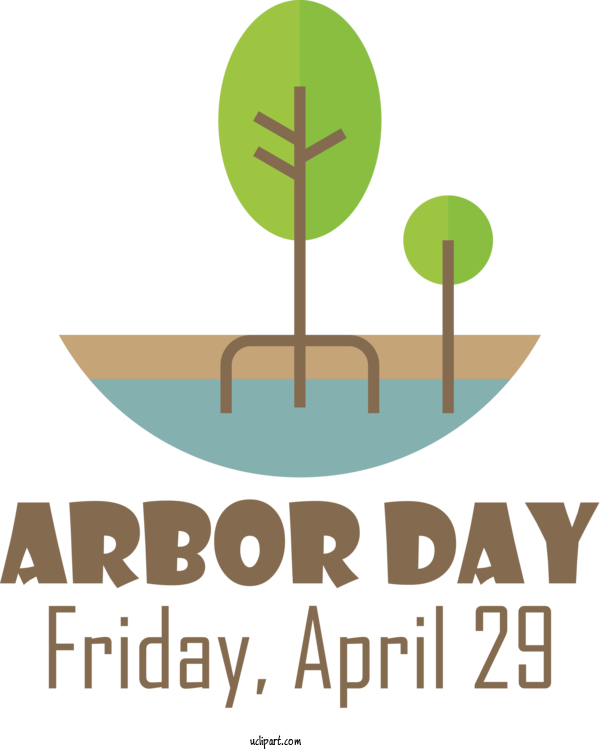 Free Holidays Logo Design Diagram For Arbor Day Clipart Transparent Background