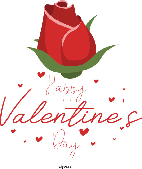 Free Holidays Flower Greeting Card Logo For Valentines Day Clipart Transparent Background