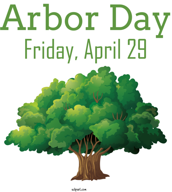 Free Holidays Nature Tree Tree House For Arbor Day Clipart Transparent Background