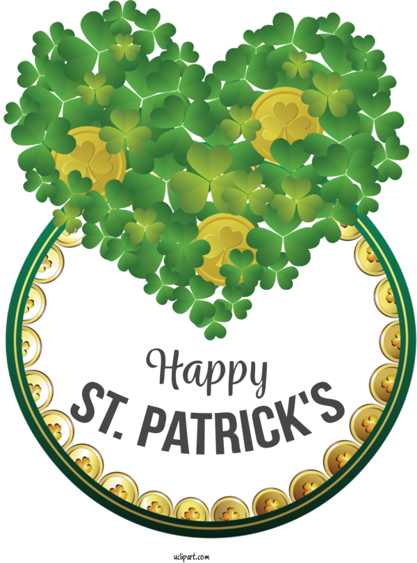 Free Holidays St. Patrick's Day Shamrock Ireland For Saint Patricks Day Clipart Transparent Background