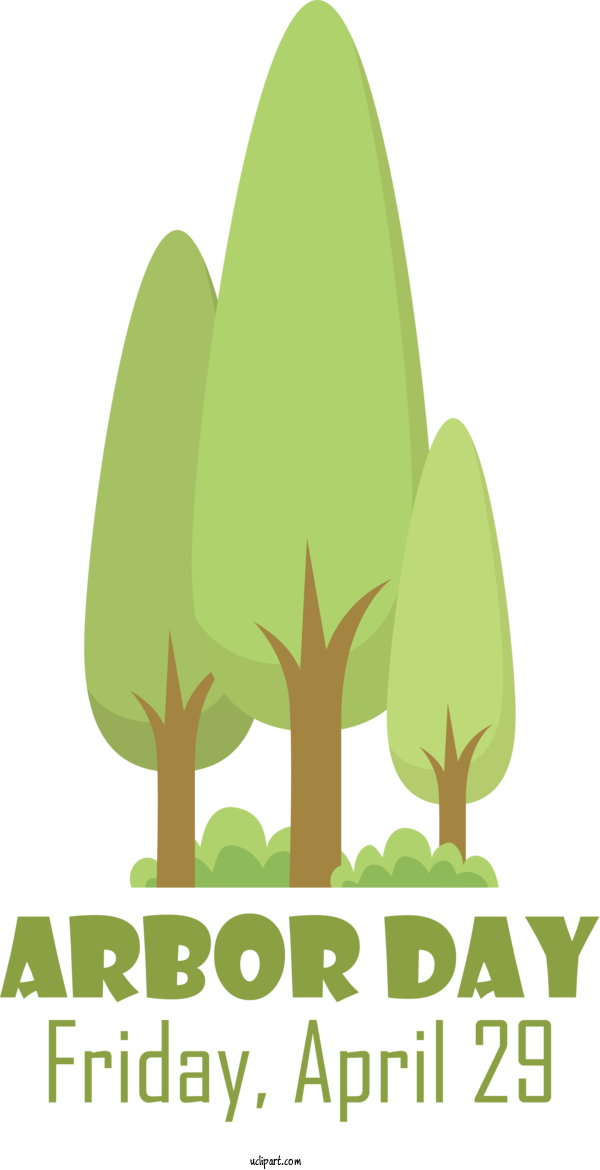 Free Holidays Leaf Logo Cartoon For Arbor Day Clipart Transparent Background