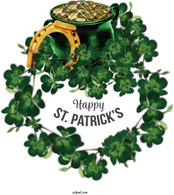 Free Holidays St. Patrick's Day Shamrock Ireland For Saint Patricks Day Clipart Transparent Background