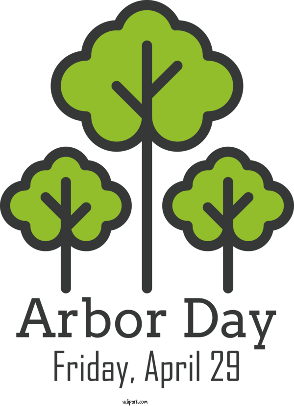 Free Holidays Logo Drawing Design For Arbor Day Clipart Transparent Background