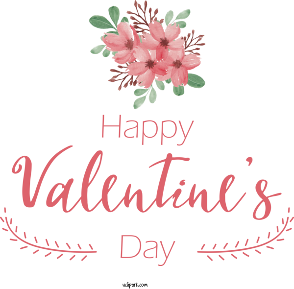 Free Holidays Floral Design Greeting Card Cut Flowers For Valentines Day Clipart Transparent Background