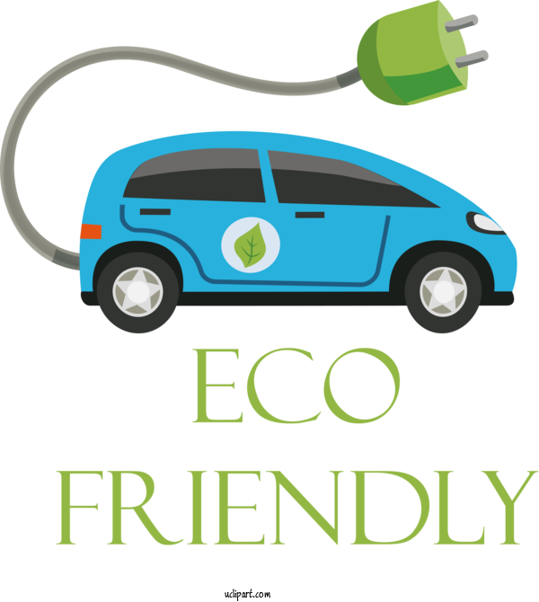 Free Holidays Electric Vehicle Electric Car Car For World Environment Day Clipart Transparent Background