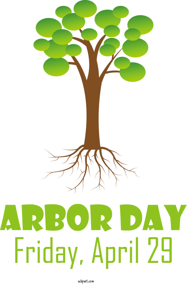 Free Holidays Drawing Design Cartoon For Arbor Day Clipart Transparent Background