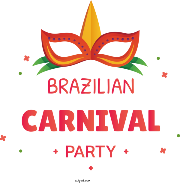 Free Holidays Logo Design Line For Brazilian Carnival Clipart Transparent Background
